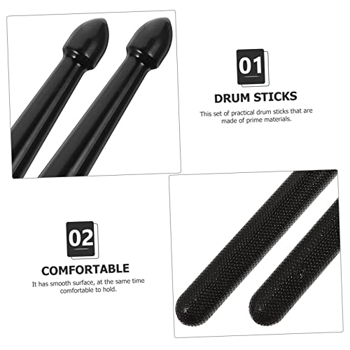 3 pares de baquetas de nylon para principiantes miniatura 2