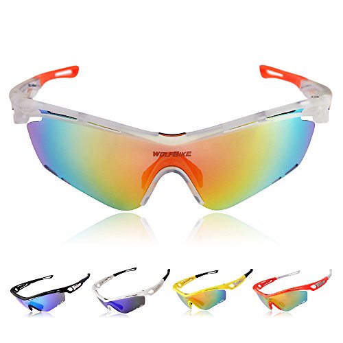 DECDEAL Lentes Unisex polarizada Ciclismo Óculos Outdoor Sports bicicleta Goggles intercambiáveis