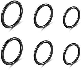 JSDDE 16G Stainless Steel Hinged Clicker Earrings Nose Clicker Ring Hoop Septum Lip Tragus Earring Cartilage Helix Piercing 8mm 10mm 12mm