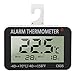 Thermomètre Réfrigérateur Mesure de -40°C à +70°C Thermomètre de Frigo Electronique Congélateur d'Alarme Numérique Avec Crochet pour Cuisine Restaurants