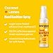 Everyone Hand Sanitizer Spray, 2 Fl Oz (Pack of 6), Coconut and Lemon, Made with Sugarcane Derived Alcohol with Essential Oils, 99% Effective Against Germs TSA friendly