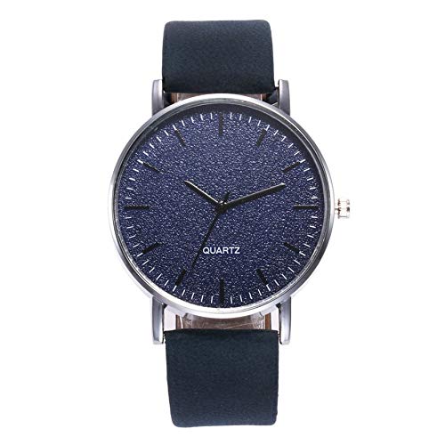 Nihlsen Mens & Woman Watches Fashion Business Stylish and Simple Temperament Belt Watch Quartz-Watch Leather Strap Male Watches