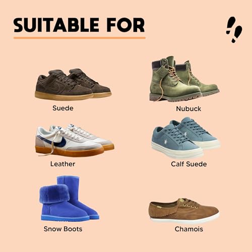 Image of Shoe mistri Premium Suede & Nubuck Cleaning Kit | Suitable for Cleaning Suede & Nubuck Shoes - Safe, Easy to Use & Long-Lasting