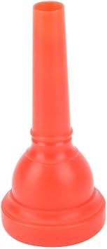 Trombone Mouthpiece MT22 ABS Plastic Trumpet Mouthpiece Tenor Mouth Piece Baritone Mouthpieces for Beginners, Replacement Part for TromboneRed