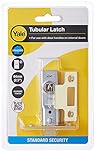 Yale P-M888-PB-64 Tubular Mortice Latch, Visi Pack, Suitable for Internal Doors, Brass Finish, 2.5 Inch/64 mm