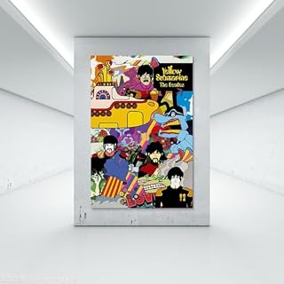 Poster décoratif sur toile représentant les Beatles de sous-marins jaunes – Affiches et images d’art moderne pour chambre à coucher (60 x 90 cm) - Les Beatles, Paul McCartney, John Lennon, RIngo Starr, George Harrison Poster décoratif sur toile représentant les Beatles de sous-marins jaunes - Affiches et images d'art moderne pour chambre à coucher (60 x 90 cm) – Image 7