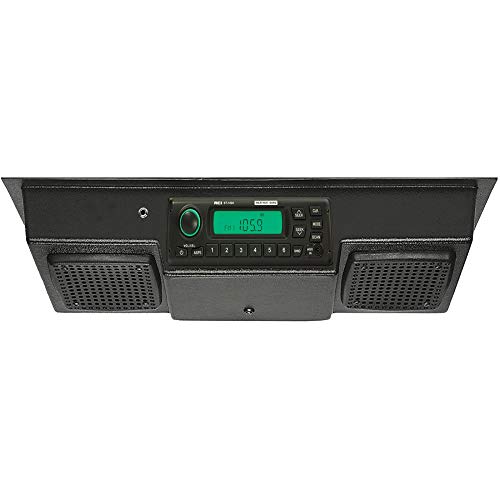 RAParts 21.75" W x 2.75" H x 9" D Tractor Roof Mount Radio Kit 760910 760957 Antenna 210066 and Hardware Included Two Built-in Heavy-Duty Speakers Digital Tuning AM/FM Stereo/WB/AUX