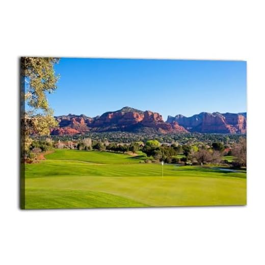 Sedona Golf Course Canvas Wall Art