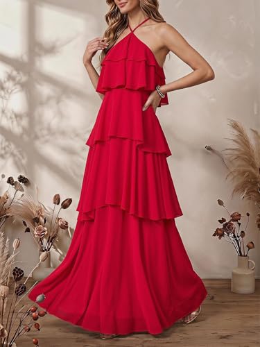 Image of SOLY HUX Women's Wedding Guest Maxi Dress
