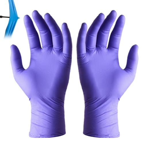 Avanise 100 Lila Nitrilhandschuhe Lebensmittelgeeignet