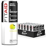 FITAID Recovery Blend, 100% Clean and Paleo Friendly, No Artificial Colors, Flavors or Sweeteners, BCAAs, L-Glutamine, L-Arginine, Omega 3s, 12 Fl Oz (Pack of 24)