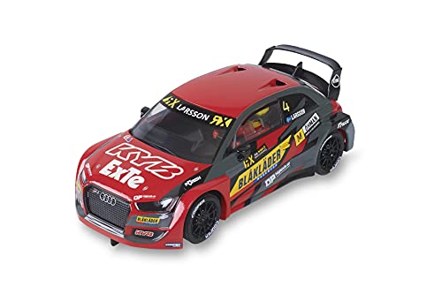 Scalextric - Coche de carreras ORIGINAL - Coche Slot escala 1:32 (Audi S1 RX Blaklader)