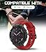 MoKo Strap Compatible with Amazfit T-Rex/T-Rex Pro Smartwatch, Soft Silicone Replacement Sport Watch Band Waterproof Breathable Wristband with Screwdrivers, Red