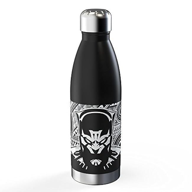 Zak Designs Marvel Comics Insulated Water Bottles Black Panther