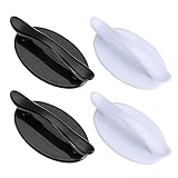 ✪【Einfach zu bedienen】: reißen Sie einfach die Schutzfolie ab, kleben Sie sie auf die Rückseite und kleben Sie sie mit selbstklebendem Klebeband fest auf Holz, Kunststoff oder Glas