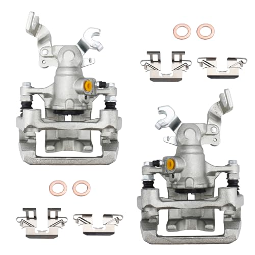 Image of 18B5002 18B5003 Rear Disc Brake Caliper Assembly Set with Hardware