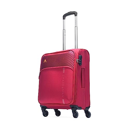 Aristocrat Striker Cabin Size Soft Luggage (55 Cm) Spacious Polyester