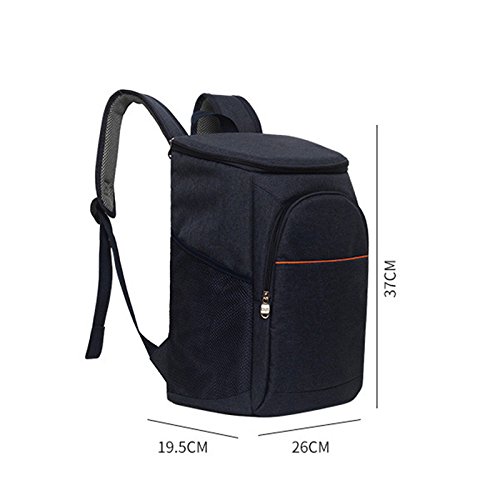Mochila térmica térmica à prova de vazamento, mochila leve, grande capacidade com refrigerador para