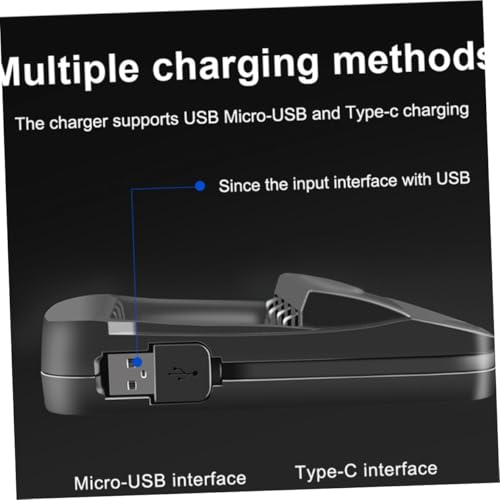 Cargador de batería inteligente USB con ranuras multifunción y pantalla LCD para pilas 4