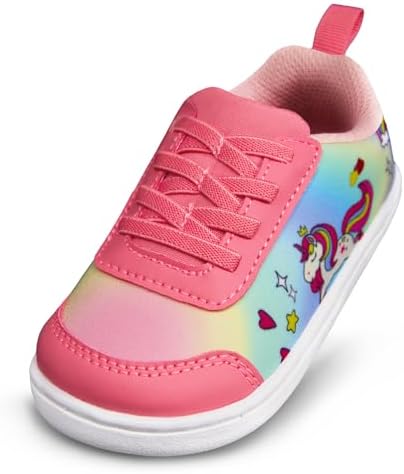 SKYWHEEL Toddler Shoes Wide Opening Cartoon Sneakers for Boys & G...