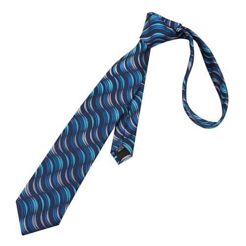 Image of Alizeal Mens 3.15'' Gradient Novelty Pattern Tie Set with Pocket Square Casual Color Tie Set