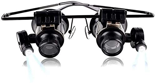 Loupe d'inspection de haute qualité YSJNGF 20X avec lumière LED intégrée