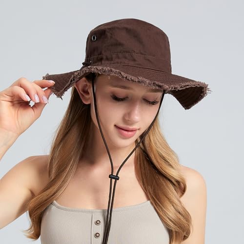Sombrero de sol unisex tipo bucket Gajaous miniatura 3