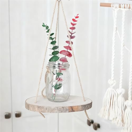 HERZWILD 30-34cm Große Baumscheibe holzscheiben mit Rinde Untersetzer Holz Log Rustikale Kerzenständer für DIY Basteln (30-34cm/1pcs)