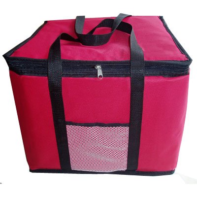 Bolsa de entrega de alimentos Bolsa térmica grande for pizza de 14 pulgadas Bolsa térmica gruesa Bolsa de almacenamiento de pizza aislada Contenedor de entrega de alimentos frescos 45x45x40 cm ( Color