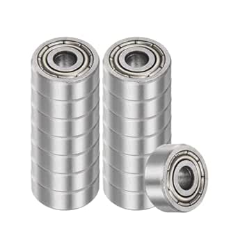 16 Cuscinetti A Sfere 604-ZZ - 4x12x4mm, Acciaio Carbonio, Doppia Schermatura - Per Applicazioni Industriali E Robotics - Foto 8