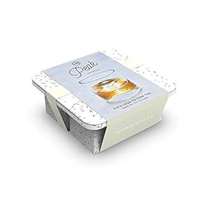 W&P Peak Silicone Extra Large Cube Ice Tray w/ Protective Lid | Speckled White, Set of 4 | Easy to Remove Ice Cubes…