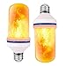 Produktbild FANIER Flamme Glühbirne, [2 Stück] E27 Flammen Lampe Flammen Effekt Glühlampen Atmosphäre LED mit 4 Beleuchtungs Modi Dekorative Innenglühlampen im Freien für Halloween, Weihnachten, Garten (Weiß)