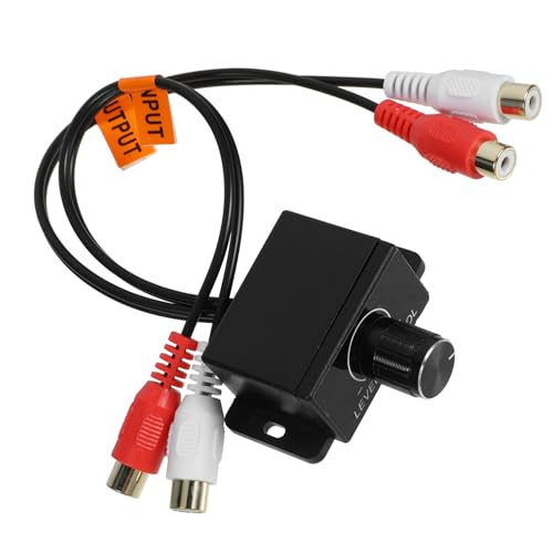 Beatifufu Bass Knob for Amp Audio Remote Level Control for Car Made of Plastic and Ir