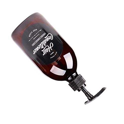 Preisvergleich Produktbild Kongnijiwa 500ml Hair Conditioner Spender leeren Wasserdichtes Spender Bad leer Pumpe Vorratsflasche aus Kunststoff Pumpflasche Glas Container