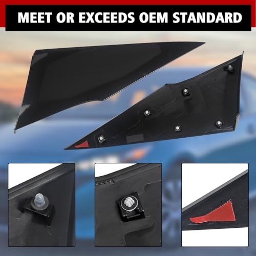 Zonfant ZON-QM-62505-47012 2 Pcs Left And Right Rear Quarter Molding Cover Compatible thumb #3