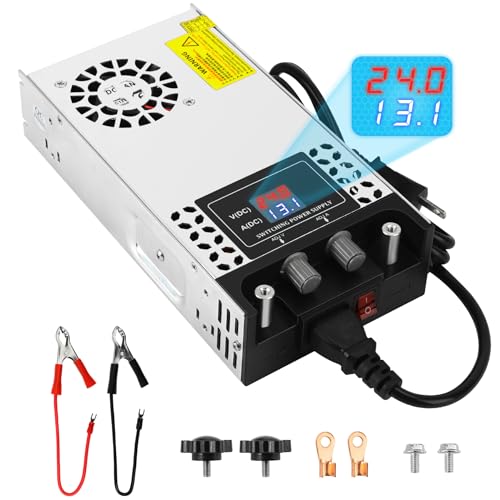 【Protezione MultiplaL】Alimentatore da 24V è dotato protezione da sovraccarico, Sovratensione, Surriscaldamento e Cortocircuito, Sicuro e Stabile, lunga durata; il cavo alimentazione e la spina hanno superato le Certificazioni UL CE RoHS
