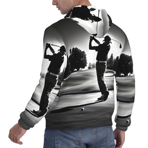 Sweat à capuche golf ample et confortable pour affronter la fraîcheur avec style - 2