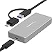 Price comparison product image Sabrent USB 3.1 Aluminum Enclosure for M.2 NVMe SSD in Gray (EC-NVME)