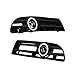 GoolRC Fog Light LED Front Bumper Grille DRL Lamp Part Replacement for VW Jetta Bora Mk4 99-04