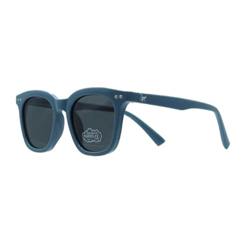 Surf Monkey Gafas de sol niño/niña POLARIZADAS | UV400 protección 100% rayos UVA y UVB Seguras | Libre de BPA | 3 – 12 años (Azul)