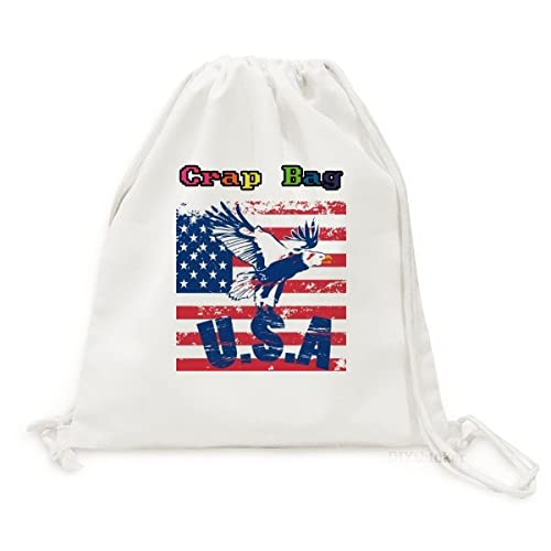 Sac à dos aigle d'amérique en toile pour randonnée légère et loisirs