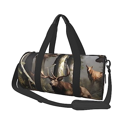 Sac de sport de voyage noir finis les bagages trop petits avec ce grand format rond