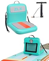 ZLX Sup Sitz 45x54x40cm,Paddle Board Sitz mit Rückenlehne,Tragbarer Kajak Sitz, Universeller Aufblasbarer sitz für stand up paddle,Outdoor Angeln,Kajak Camping,Ruderboot, Belly-Boat