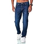 Herren Sweat-Jeans - Regular-Fit Straight-Cut - Stretch Washed Denim-Look - Jeans-Hose – Bild 2