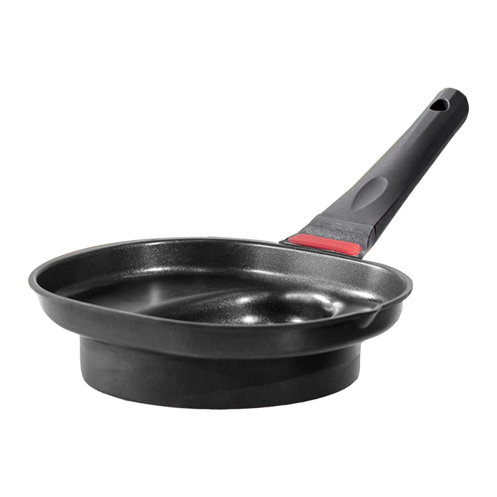 Poêle à omelette antiadhésive HEMOTON pour plaque à induction et déjeuner