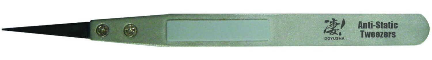 Doyusha Awesome Hobby 2 pinzette antistatiche punta sottile Hobby Tool