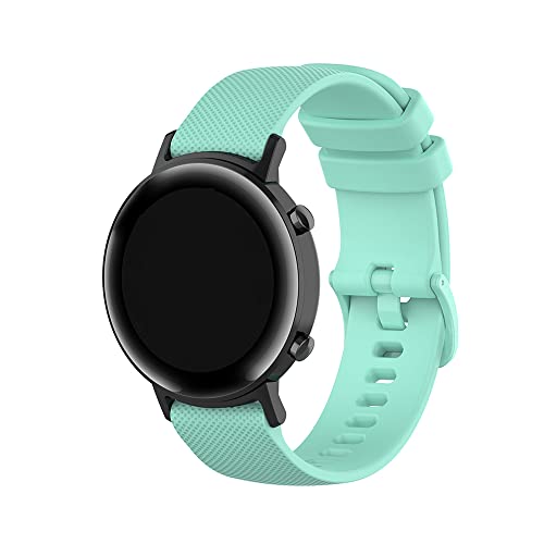 Silikonarmband kompatibel für Huawei Watch GT / GT2 42MM 46MM / GT3 42MM 46MM (GT2 42mm/GT3 42mm, Minzgrün) Cover