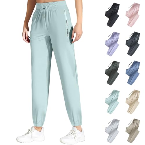 Image of New Sport Ice Silk Pants for Women Over 50,Travel Pants Women, | Casual Ice Silk Quick Drying Comfort