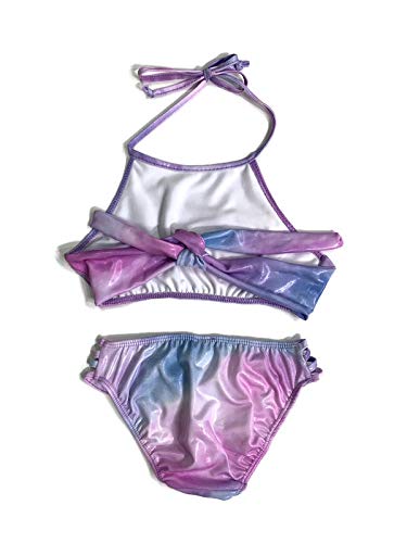Cheryl Creations Kids Girl's Cute & Comfortable Two Piece Tie Neck Bathing Suit Bikini | Swimsuit2