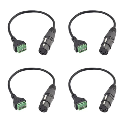 Câble XLR femelle vers bornier à vis pour vos performances en direct et home studio